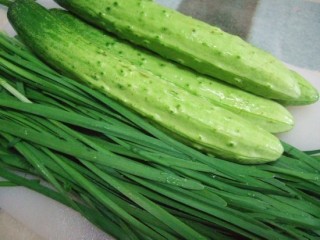 부추와 오이의 궁합