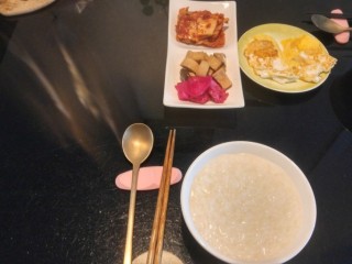 아침 흰죽, 하루 기운을 보양