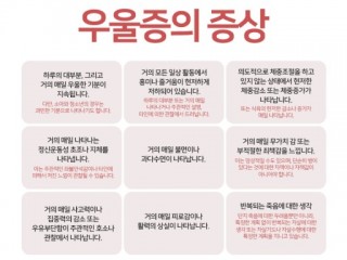 불안.공허감 지속 우울증 의심