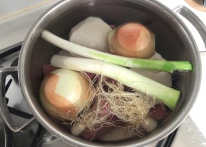 육수만들기...국수…